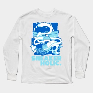 Sneaker Holic Argon Blue Long Sleeve T-Shirt